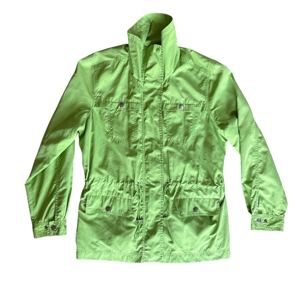 Coldwater Creek Lime Green Cinched Waist Jacket, Women’s L